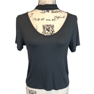 FREE ADD-ON to any $10+ BUNDLE! Caution to the Wind black choker top